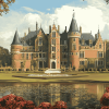 De Haar Castle Gardens Diamond Painting