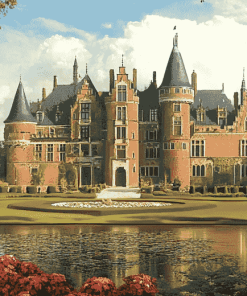 De Haar Castle Gardens Diamond Painting