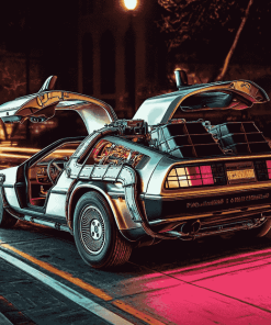 DeLorean Classic Cars Diamond Painting