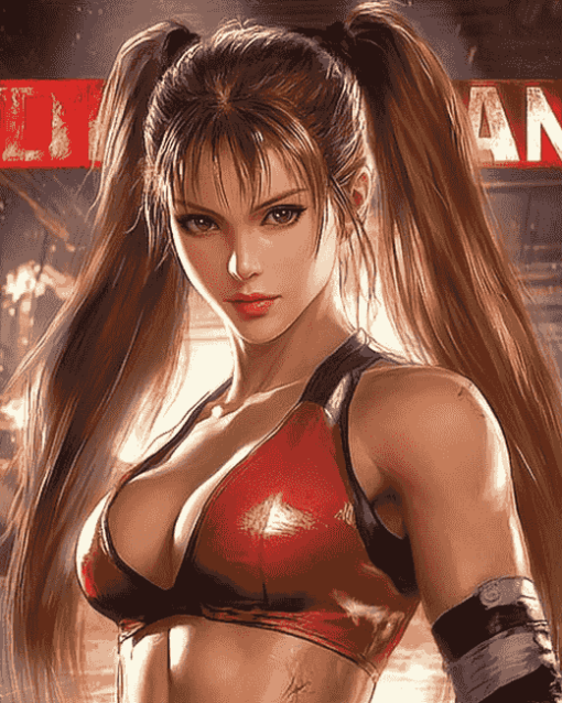 Dead Or Alive Core Fighters Animation Diamond Painting