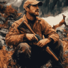 Deer Hunter Movie Scene Diamond Painting