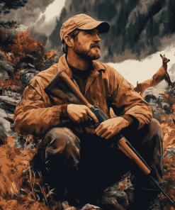 Deer Hunter Movie Scene Diamond Painting