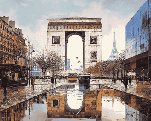 Defense Arch Paris Diamond Painting