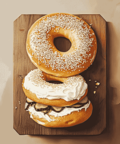 Delicious Bagel Creation Diamond Painting