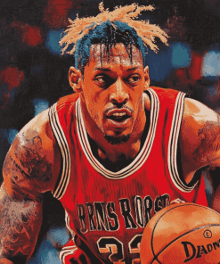 Dennis Rodman Basketball Diamond Painting