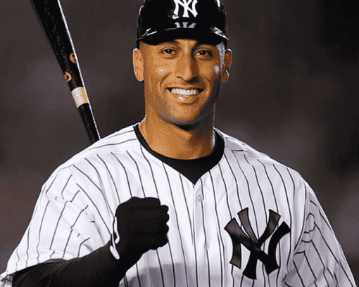 Derek Jeter Baseball Legend Diamond Painting