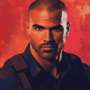 Derek Morgan Celebrity Diamond Painting