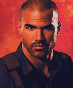 Derek Morgan Celebrity Diamond Painting