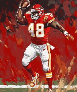 Derrick Thomas American Football Diamond Painting