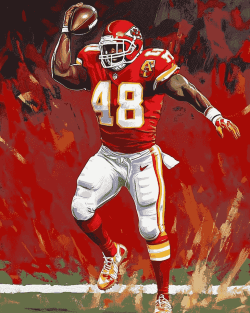 Derrick Thomas American Football Diamond Painting