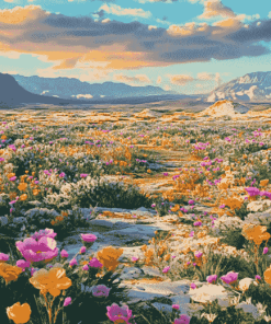 Desert Blossoms Diamond Painting