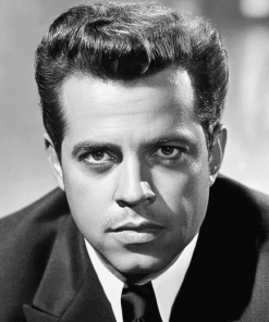 Desi Arnaz Black White Diamond Painting