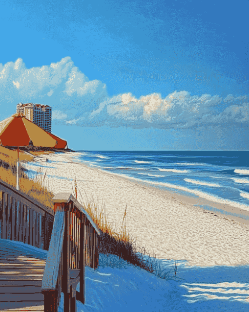 Destin Beach Seascape Diamond Painting