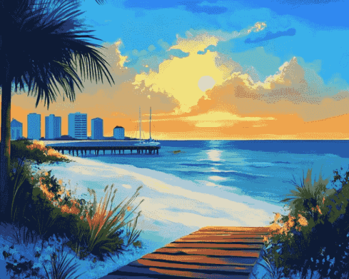 Destin Florida Seaside Diamond Painting