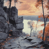 Devils Lake Scenic Views Diamond Painting