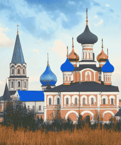 Diamond Painting of Nativity Cathedral Suzdal