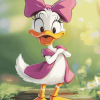 Disney Daisy Duck Diamond Painting