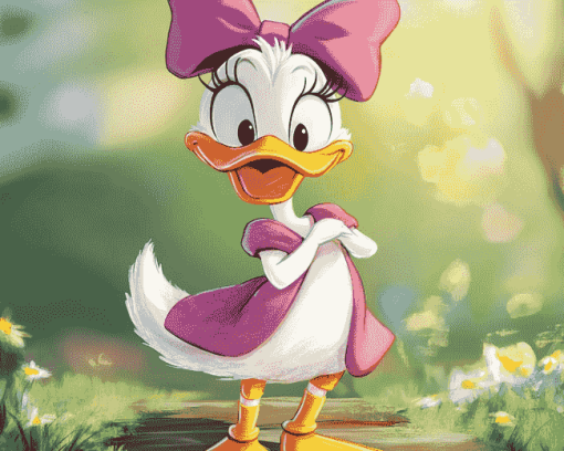 Disney Daisy Duck Diamond Painting