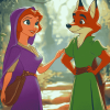 Disney Lady Marian and Robin Hood Diamond Painting