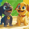 Disney Puppy Dog Pals Adventure Diamond Painting