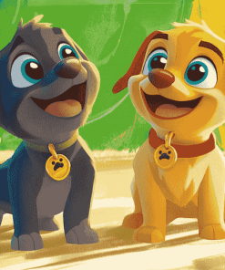 Disney Puppy Dog Pals Adventure Diamond Painting