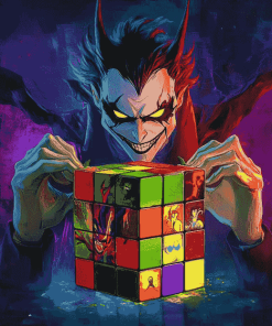 Disney Villains Rubiks Cubes Diamond Painting