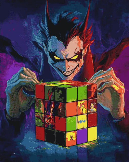 Disney Villains Rubiks Cubes Diamond Painting