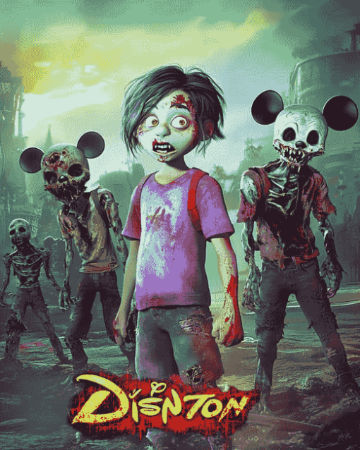 Disney Zombies Animation Diamond Painting