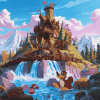 Disneyland Splash Mountain Adventure Diamond Painting