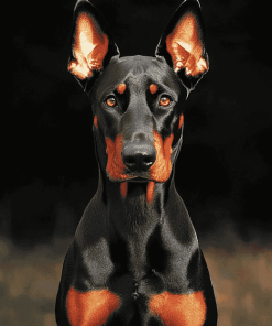 Dobermann Puppy Diamond Painting