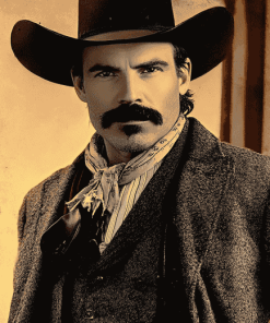 Doc Holliday Gunfighter Diamond Painting