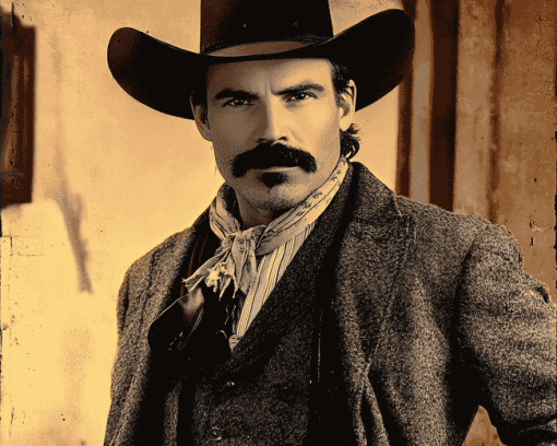 Doc Holliday Gunfighter Diamond Painting