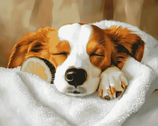 Dog Spa Tranquility Diamond Painting