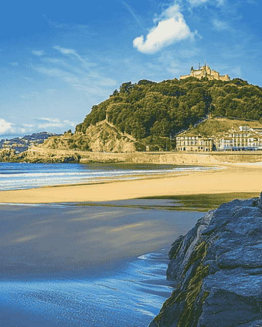 Donostia Coast Diamond Painting