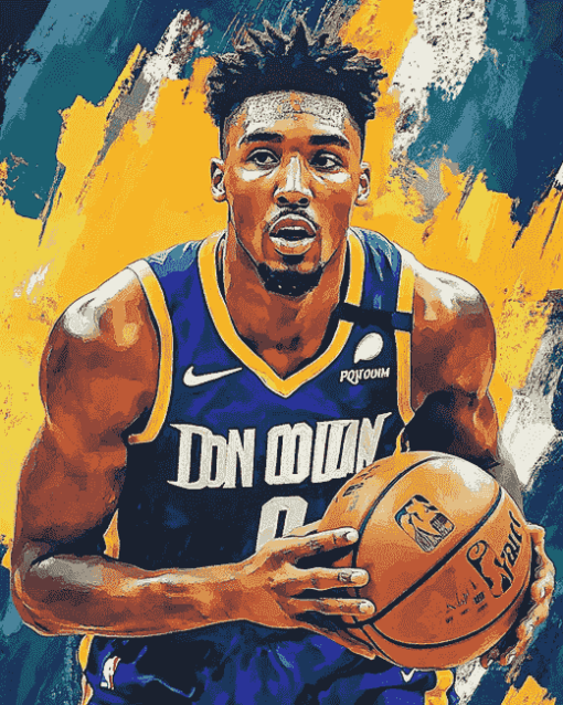 Donovan Mitchell Famous Basketballer Diamond Painting