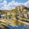 Dordogne France Scenic Diamond Painting