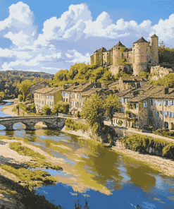 Dordogne France Scenic Diamond Painting