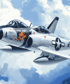 Douglas A4 Skyhawk Jets Diamond Painting