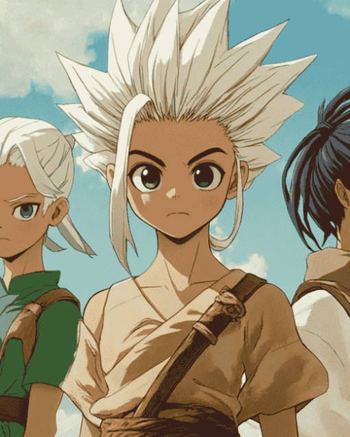 Dr Stone Anime Diamond Painting