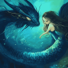 Dragon Mermaid Fantasy Diamond Painting