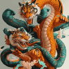 Dragon and Tiger Fantasy Diamond Painting