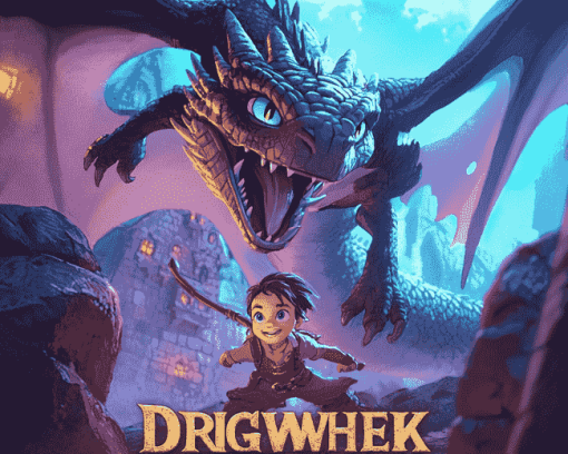 Dragonwatch Adventure Cartoon Diamond Painting