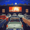 Drive In Cinema Vibes Diamond Painting