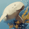 Dugong Sea Creature Diamond Painting