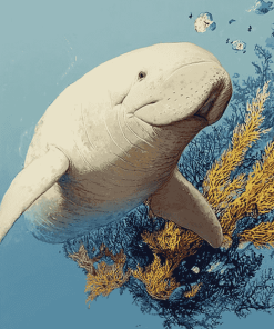 Dugong Sea Creature Diamond Painting