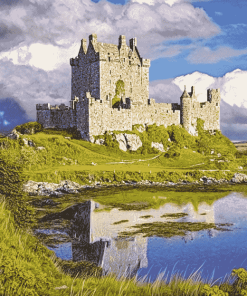 Dunguaire Castle Scenic View Diamond Painting