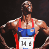 Dwain Chambers Athletics Diamond Painting