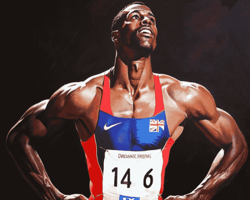 Dwain Chambers Athletics Diamond Painting