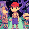 Earthbound Pixel Characters Diamond Painting