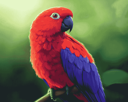 Eclectus Parrot Fowls Diamond Painting